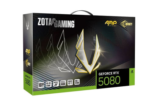 ZOTAC GAMING GEFORCE RTX 5080 AMP EXTREME INFINITY 16GB GDDR7 - SWIFT PERIPHERALS1092354