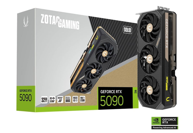 ZOTAC GAMING GEFORCE RTX 5090 SOLID 32GB GDDR7 - SWIFT PERIPHERALS1092347