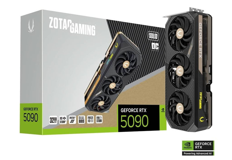 ZOTAC GAMING GEFORCE RTX 5090 SOLID OC 32GB GDDR7 - SWIFT PERIPHERALS1092893