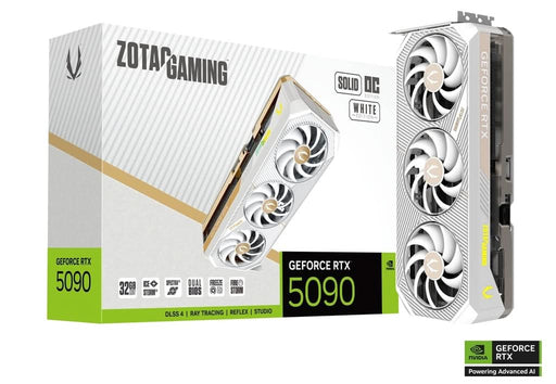 ZOTAC GAMING GEFORCE RTX 5090 SOLID OC WHITE EDITION - SWIFT PERIPHERALS1093850