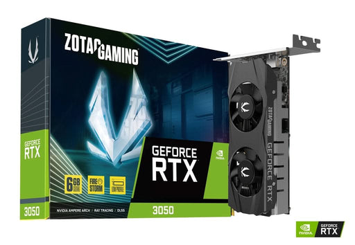 ZOTAC GEFORCE RTX 3050 6GB GDDR6 LOW - PROFILE GRAPHIC CARD - SWIFT PERIPHERALS1089881
