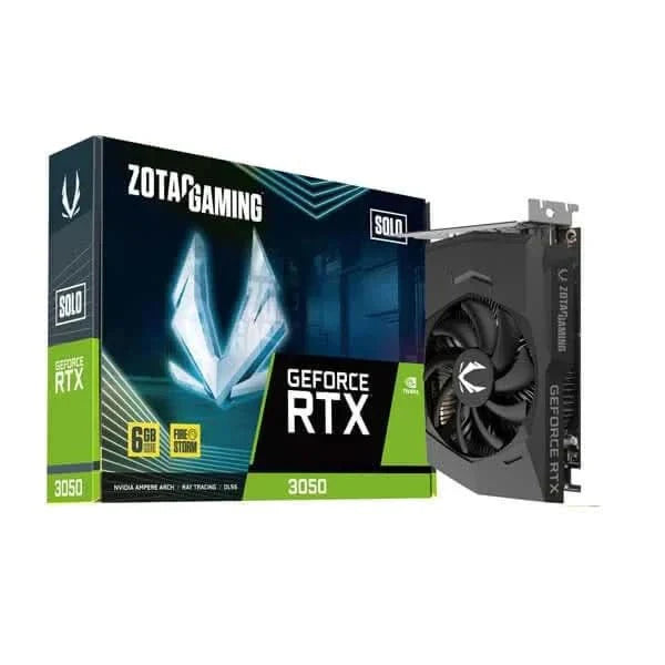 ZOTAC GEFORCE RTX 3050 6GB SOLO GRAPHIC CARD - SWIFT PERIPHERALS1088169