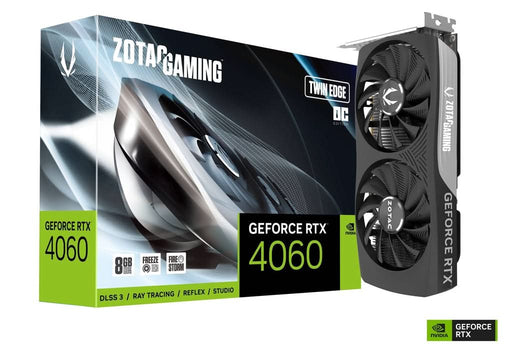 ZOTAC GEFORCE RTX 4060 8GB TWIN EDGE OC GRAPHIC CARD - SWIFT PERIPHERALS1087986